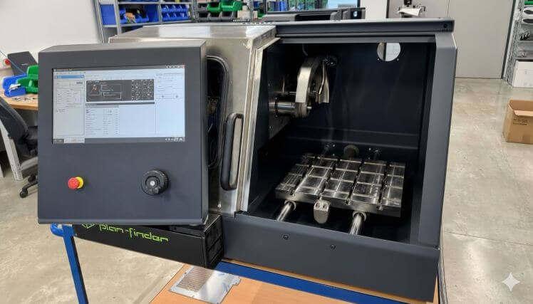 Nass-Schneidemaschine zur Qualitätskontrolle optional erhältlich